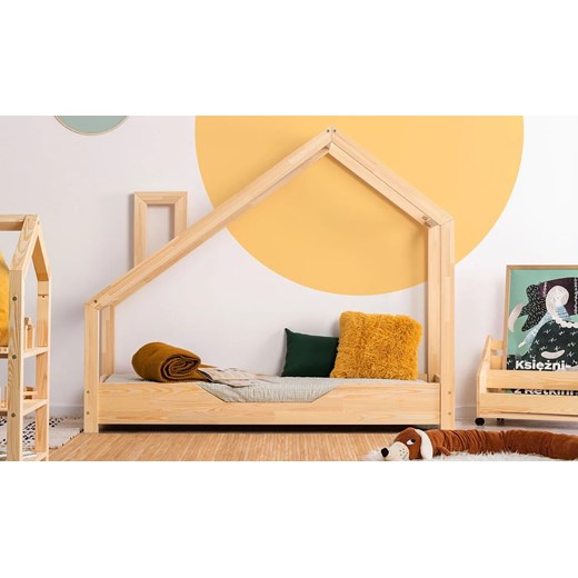 Drewniane łóżko dziecięce domek Lumo 3X - 23 rozmiary Elior One Size Edinos.pl