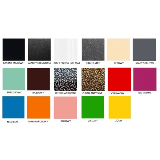 Podwójne łóżko metalowe Marcile 140x200 - 17 kolorów Elior One Size Edinos.pl