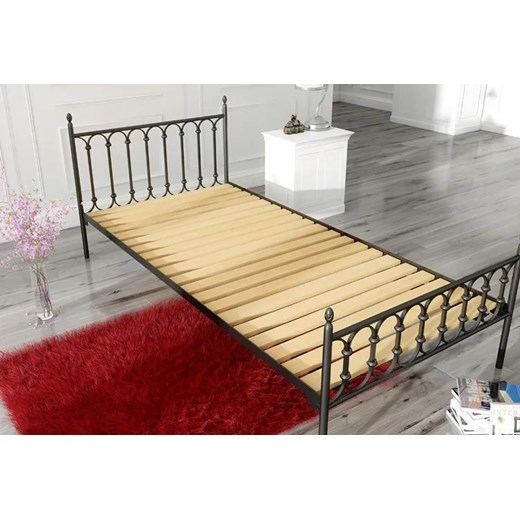 Podwójne łóżko metalowe Marcile 140x200 - 17 kolorów Elior One Size Edinos.pl