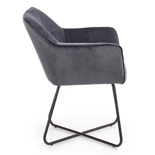Modernistyczne krzesło muszelka Roxi - popiel Elior One Size Edinos.pl