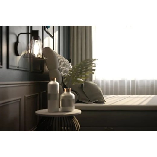 Łóżko boxspring Cremona 120x200 - 40 kolorów Elior One Size Edinos.pl