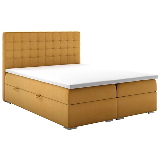 Podwójne łóżko kontynentalne Rimini 180x200 - 40 kolorów Elior One Size okazyjna cena Edinos.pl