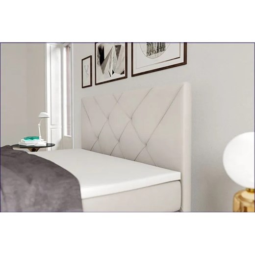 Pojedyncze łóżko boxspring Pascal 90x200 - 40 kolorów Elior One Size Edinos.pl