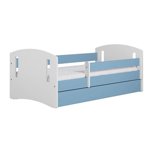 Łóżko dla chłopca z szufladą Pinokio 3X 80x160 - niebieskie ze sklepu Edinos.pl w kategorii Łóżka dziecięce - zdjęcie 172237913