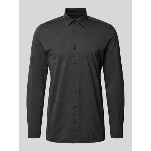 Koszula biznesowa o kroju modern fit z kołnierzykiem typu kent ze sklepu Peek&Cloppenburg  w kategorii Koszule męskie - zdjęcie 172238391