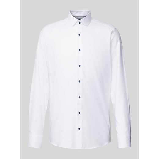 Koszula biznesowa o kroju slim fit z drobnego twillu ze sklepu Peek&Cloppenburg  w kategorii Koszule męskie - zdjęcie 172238400