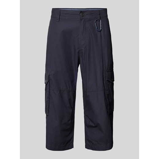 Spodnie capri o kroju regular fit z kieszeniami cargo ze sklepu Peek&Cloppenburg  w kategorii Spodnie męskie - zdjęcie 172238454