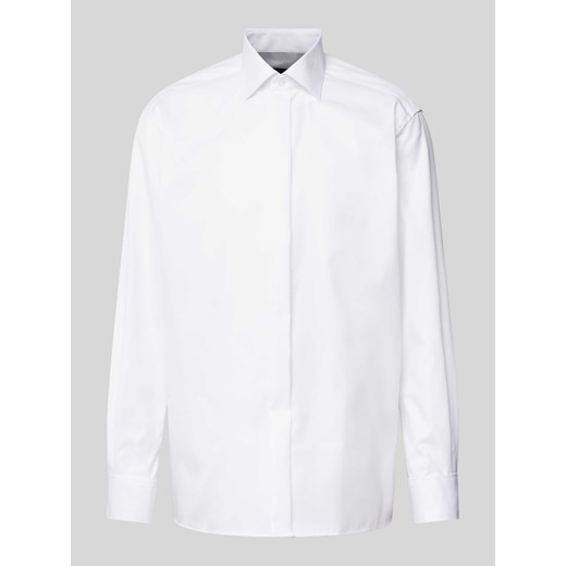 Koszula smokingowa o kroju regular fit z diagonalu ze sklepu Peek&Cloppenburg  w kategorii Koszule męskie - zdjęcie 172238551