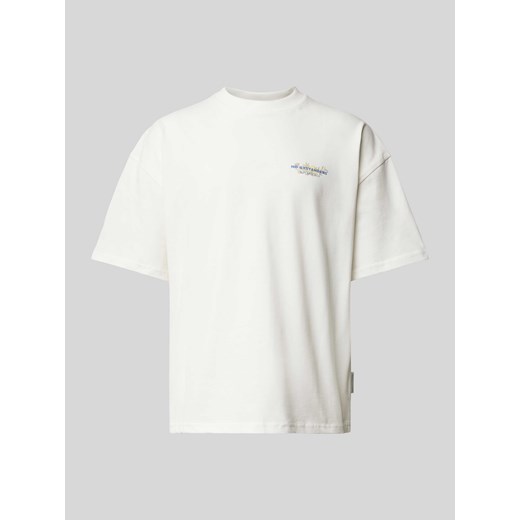 T-shirt z nadrukiem z logo ze sklepu Peek&Cloppenburg  w kategorii T-shirty męskie - zdjęcie 172238640