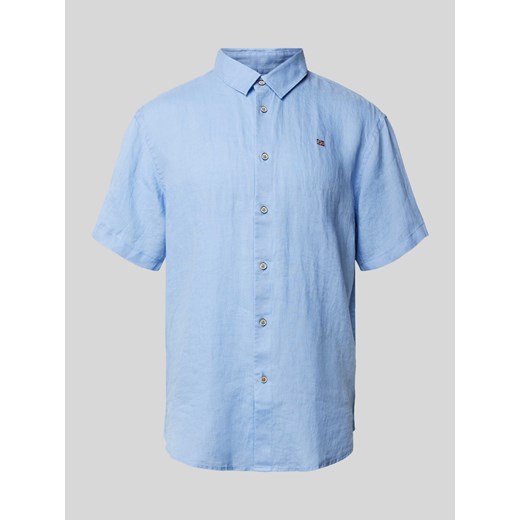 Koszula casualowa z lnu ze sklepu Peek&Cloppenburg  w kategorii Koszule męskie - zdjęcie 172238652