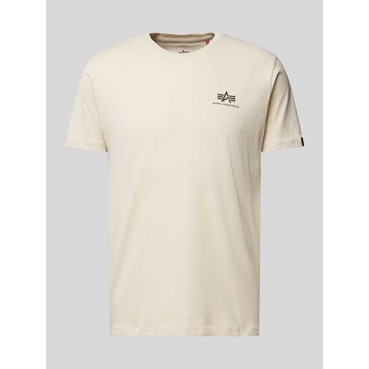 T-shirt z nadrukiem z logo model ‘BASIC’ ze sklepu Peek&Cloppenburg  w kategorii T-shirty męskie - zdjęcie 172238792