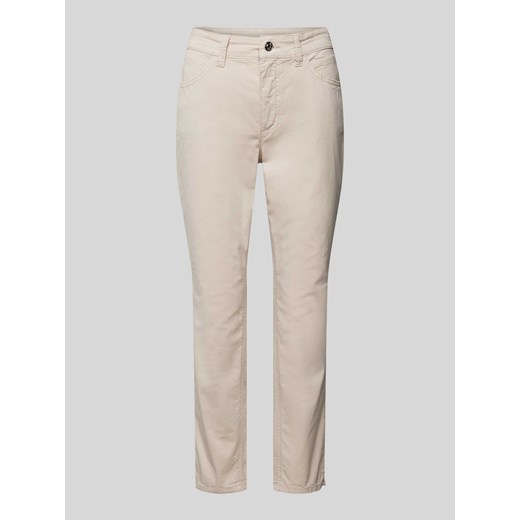 Jeansy o kroju slim fit w jednolitym kolorze model ‘MELANIE’ ze sklepu Peek&Cloppenburg  w kategorii Jeansy damskie - zdjęcie 172238931