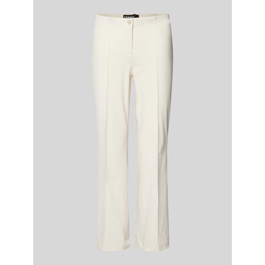 Spodnie materiałowe z poszerzaną nogawką o skróconym kroju model ‘ROS EASY KICK’ ze sklepu Peek&Cloppenburg  w kategorii Spodnie damskie - zdjęcie 172238932