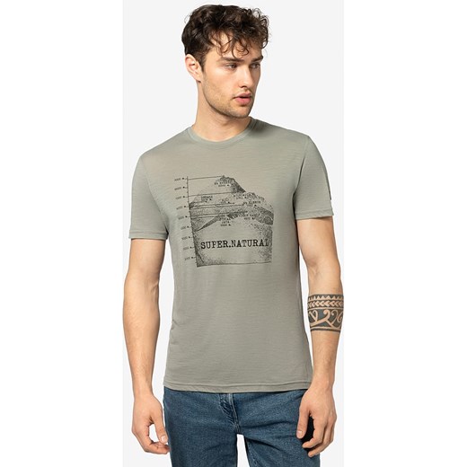super.natural Koszulka &quot;7 Peaks&quot; w kolorze beżowym ze sklepu Limango Polska w kategorii T-shirty męskie - zdjęcie 172239694