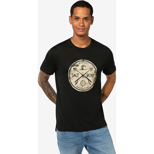 super.natural Koszulka &quot;Salt&amp;Rock&quot; w kolorze czarnym ze sklepu Limango Polska w kategorii T-shirty męskie - zdjęcie 172239731