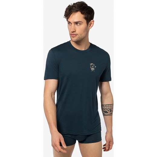 super.natural Koszulka &quot;Boxer&quot; w kolorze granatowym ze sklepu Limango Polska w kategorii T-shirty męskie - zdjęcie 172239751
