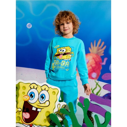 Sinsay - Bluza SpongeBob - niebieski ze sklepu Sinsay w kategorii Bluzy chłopięce - zdjęcie 172241182