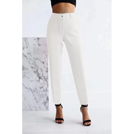 Spodnie RENTIDA WHITE ze sklepu Ivet Shop w kategorii Spodnie damskie - zdjęcie 172242190