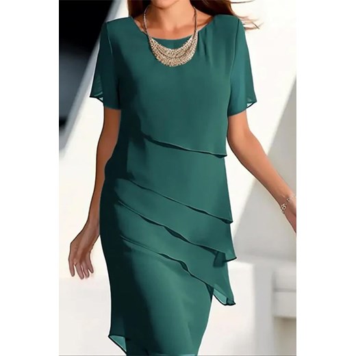 Sukienka FELENSA GREEN ze sklepu Ivet Shop w kategorii Sukienki - zdjęcie 172242201