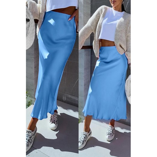 Spódnica VORIANTA BLUE ze sklepu Ivet Shop w kategorii Spódnice - zdjęcie 172242202