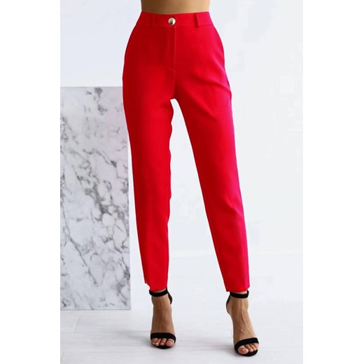 Spodnie RENTIDA RED ze sklepu Ivet Shop w kategorii Spodnie damskie - zdjęcie 172242213