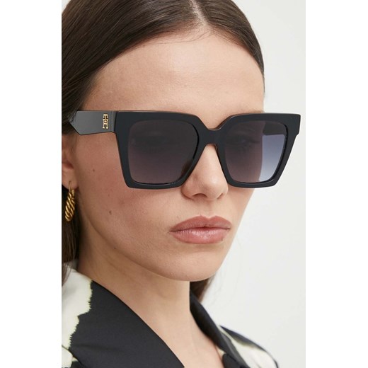 Tommy Hilfiger okulary przeciwsłoneczne damskie kolor czarny TH 2100/S ze sklepu ANSWEAR.com w kategorii Okulary przeciwsłoneczne damskie - zdjęcie 172243223