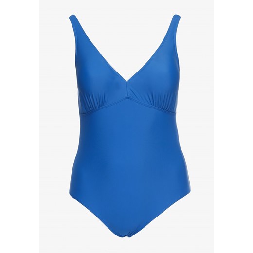 Niebieski Jednoczęściowy Strój Kąpielowy z Usztywnionym Biustem i Drapowaniem Deleria ze sklepu Renee odzież w kategorii Stroje kąpielowe - zdjęcie 172246882