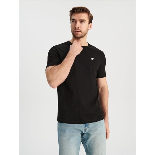 Sinsay - Koszulka z nadrukiem - czarny ze sklepu Sinsay w kategorii T-shirty męskie - zdjęcie 172247104
