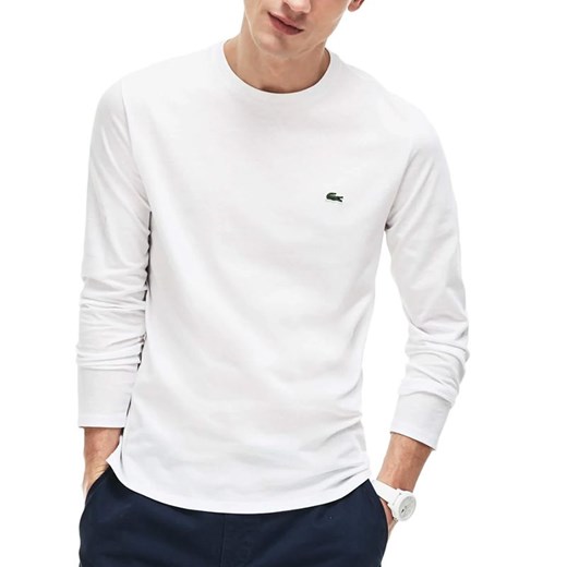 Koszulka Lacoste TH6712-001 - białe ze sklepu streetstyle24.pl w kategorii T-shirty męskie - zdjęcie 172247122