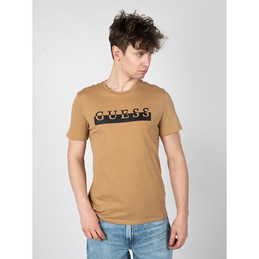 Guess T-Shirt "Lumy" | X2RI07KAK91 | Mężczyzna | Beżowy Guess S wyprzedaż ubierzsie.com