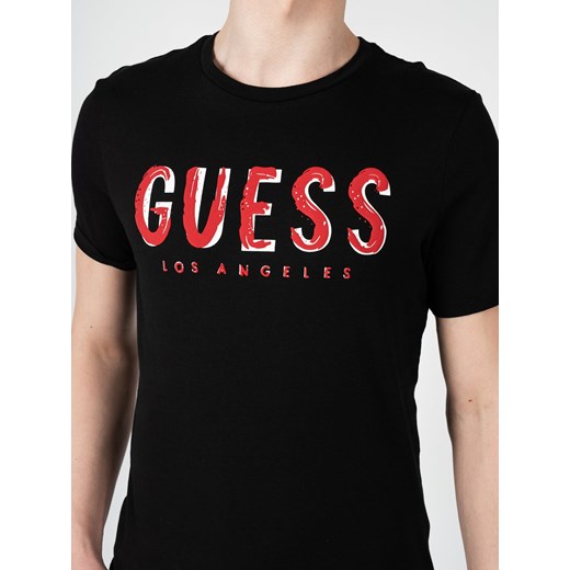 Guess T-Shirty "Malco" | X2RI05KAK91 | Mężczyzna | Czarny Guess XL ubierzsie.com okazyjna cena