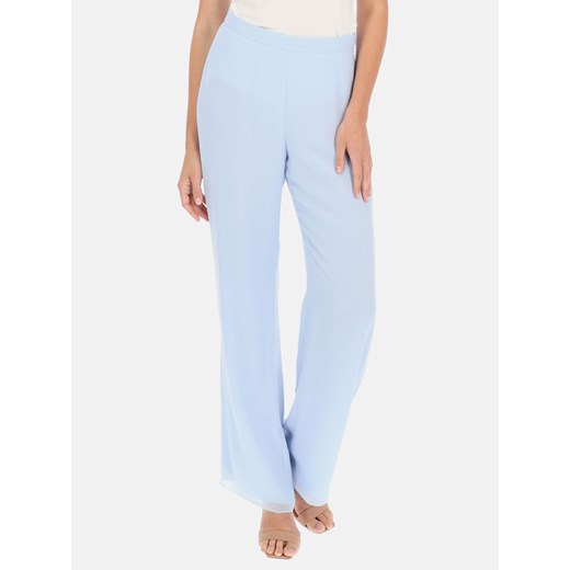 Błękitne spodnie damskie Potis & Verso Fern ze sklepu Eye For Fashion w kategorii Spodnie damskie - zdjęcie 172248890