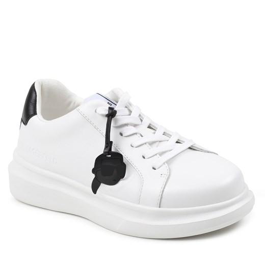 Sneakersy Karl Lagerfeld Kids Z30009 S Biały ze sklepu eobuwie.pl w kategorii Buty sportowe dziecięce - zdjęcie 172249733