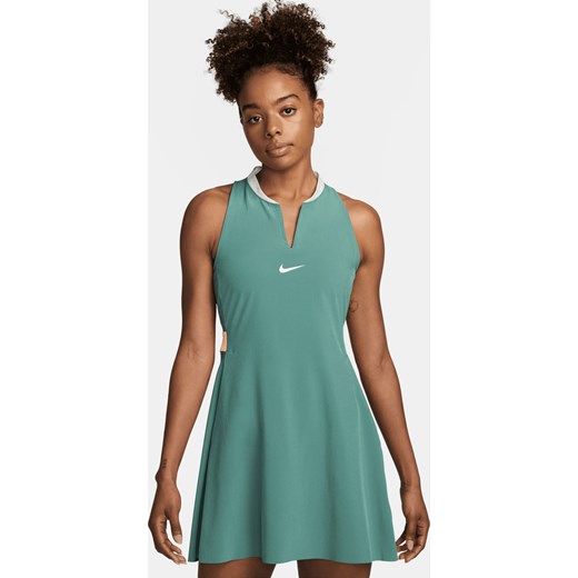 Damska sukienka do tenisa Nike Dri-FIT Advantage - Zieleń ze sklepu Nike poland w kategorii Sukienki - zdjęcie 172249884