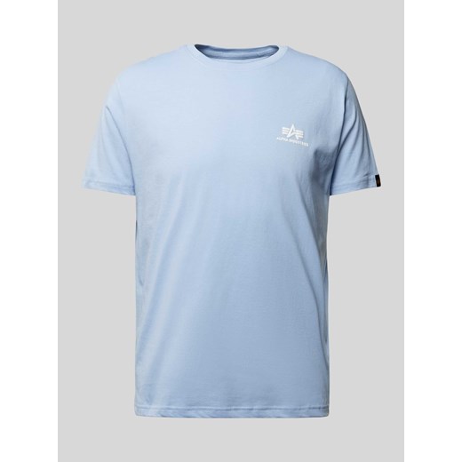 T-shirt z nadrukiem z logo model ‘BASIC’ ze sklepu Peek&Cloppenburg  w kategorii T-shirty męskie - zdjęcie 172249924