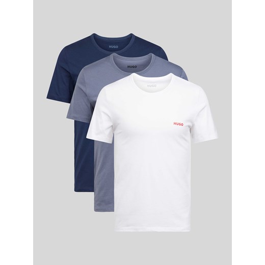 T-shirt z nadrukiem z logo w zestawie 3 szt. ze sklepu Peek&Cloppenburg  w kategorii T-shirty męskie - zdjęcie 172249934