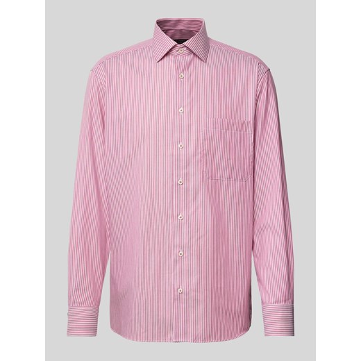 Koszula biznesowa o kroju comfort fit z kieszenią na piersi ze sklepu Peek&Cloppenburg  w kategorii Koszule męskie - zdjęcie 172249952