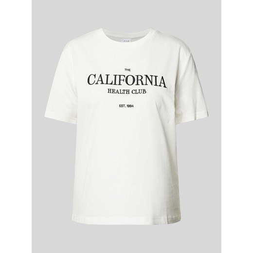 T-shirt z haftem model ‘SYBIL’ ze sklepu Peek&Cloppenburg  w kategorii Bluzki damskie - zdjęcie 172249962