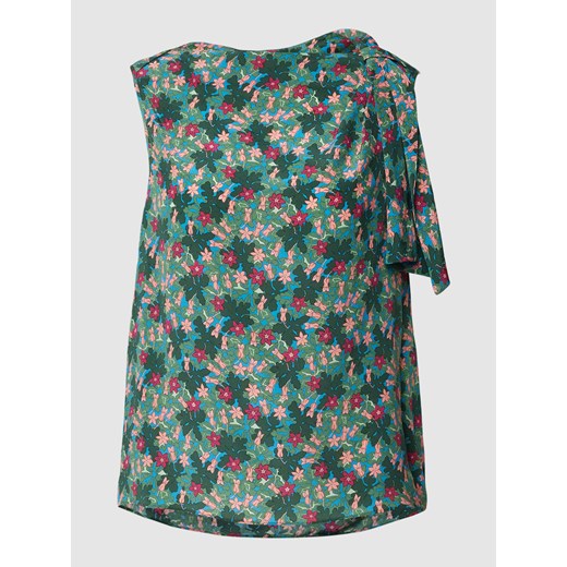 Bluzka z jedwabiu z kwiatowym nadrukiem model ‘TEMPRA’ ze sklepu Peek&Cloppenburg  w kategorii Bluzki damskie - zdjęcie 172250040