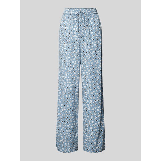 Spodnie materiałowe z kwiatowym wzorem model ‘NYA’ ze sklepu Peek&Cloppenburg  w kategorii Spodnie damskie - zdjęcie 172250094