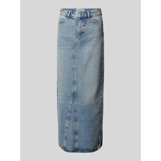 Spódnica jeansowa z rozcięciem ze sklepu Peek&Cloppenburg  w kategorii Spódnice - zdjęcie 172250143