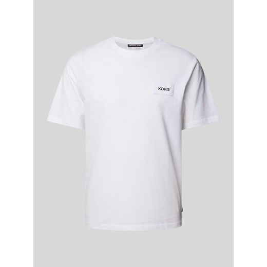 T-shirt z naszywką z logo ze sklepu Peek&Cloppenburg  w kategorii T-shirty męskie - zdjęcie 172250314