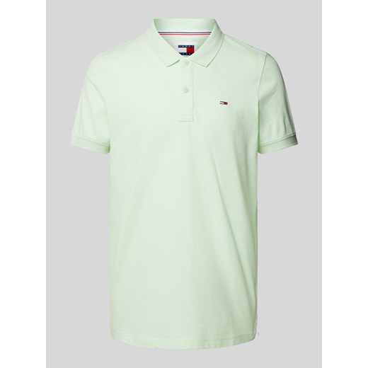 Koszulka polo o kroju slim fit z wyhaftowanym logo ze sklepu Peek&Cloppenburg  w kategorii T-shirty męskie - zdjęcie 172250322