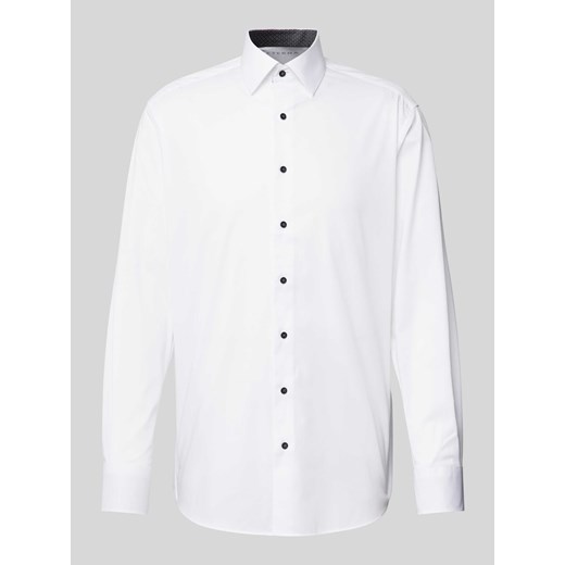 Koszula biznesowa o kroju Modern Fit z kołnierzykiem typu kent ze sklepu Peek&Cloppenburg  w kategorii Koszule męskie - zdjęcie 172250404
