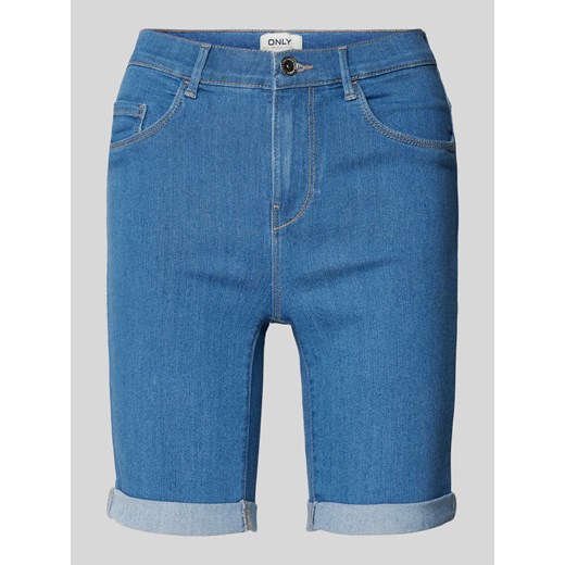 Szorty jeansowe o kroju slim fit z 5 kieszeniami model ‘RAIN LIFE’ ze sklepu Peek&Cloppenburg  w kategorii Szorty - zdjęcie 172250462