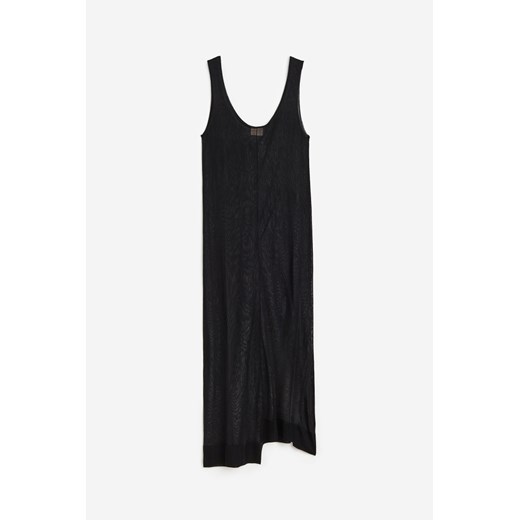 H & M - Asymetryczna sukienka z dzianiny - Czarny H & M XS H&M