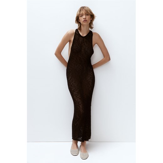 H & M - Sukienka o wyglądzie szydełkowej robótki - Czarny ze sklepu H&M w kategorii Sukienki - zdjęcie 172250920