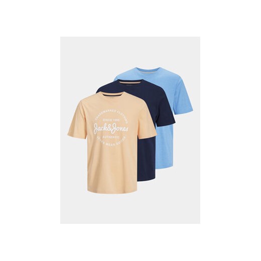 Jack&Jones Komplet 3 t-shirtów Jjforest 12256943 Kolorowy Standard Fit ze sklepu MODIVO w kategorii T-shirty męskie - zdjęcie 172251024