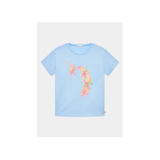Billieblush T-Shirt U15B47 Błękitny Regular Fit ze sklepu MODIVO w kategorii Bluzki dziewczęce - zdjęcie 172251053