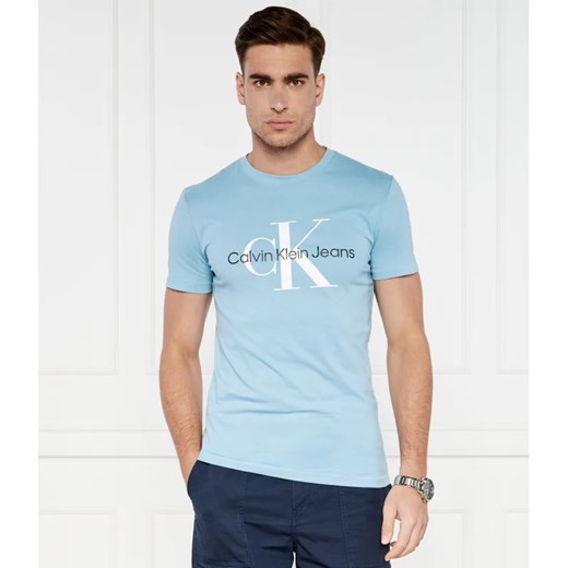 CALVIN KLEIN JEANS T-shirt | Slim Fit ze sklepu Gomez Fashion Store w kategorii T-shirty męskie - zdjęcie 172252143